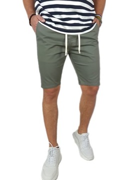 KRÓTKIE SPODENKI Męskie KLASYCZNE z GUMKĄ modne XL