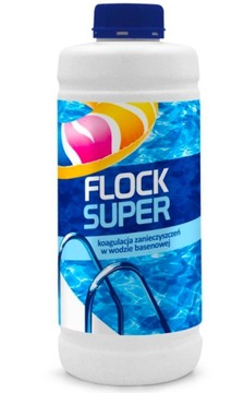 ALGA OFF ANTIGLONE 1л + ХЛОР ШОК + коагулянт SUPER FLOCK POOL CHEMICALS