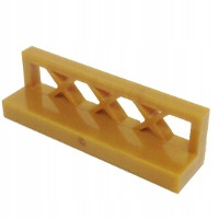 LEGO Płotek 1x4x1 3633 4536675 Pearl Gold 1szt U