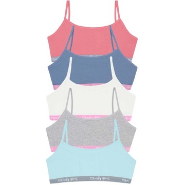 BIUSTONOSZ STANIK TOP DZIECIĘCY 158-164 - 5 SZTUK