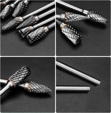 ФРЕЗЕРНЫЙ НАПИЛЬНИК 10x ДЛЯ ВРАЩАЮЩЕГОСЯ МЕТАЛЛА КАРБИДА ВОЛЬФРАМА