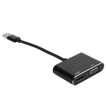 Адаптер USB3.0 — VGA/HDMI Преобразователь питания