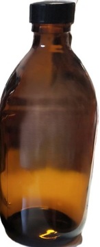 Butelka szklana brązowa z korkiem 500 ml