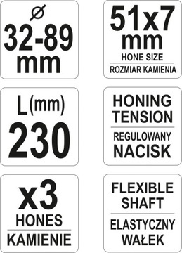 YATO Хонинговальный станок для цилиндров 32-89MM YT-05811