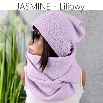 ТЕПЛЫЙ ЖЕНСКИЙ КОМПЛЕКТ - ШАПКА + ЮБКА БОЛЬШОЙ ПОЛЬСКИЙ ЗИМНИЙ шарф - 20 ЦВЕТОВ