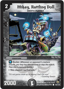 *DM-10 DUEL MASTERS - MIKAY, RATTLING DOLL - !!!