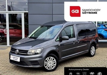 Volkswagen Caddy IV Kombi Maxi 2.0 TDI SCR BlueMotion Technology 102KM 2020 Volkswagen Caddy 2.0 TDI 102KM 7os. Trendline Salon PL Serwis ASO Gwarancja