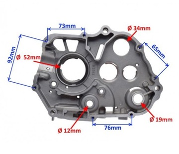 Картеры двигателя Quad ATV 110 Kingway Romet