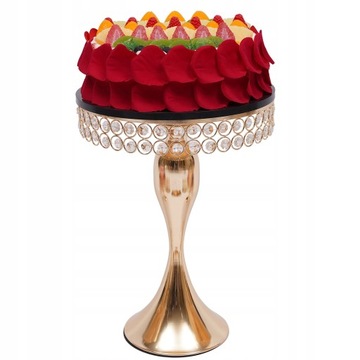 НАБОР ПОДСТАВОК ДЛЯ ТОРТА, 9 ПРЕДМЕТОВ – ЗОЛОТО