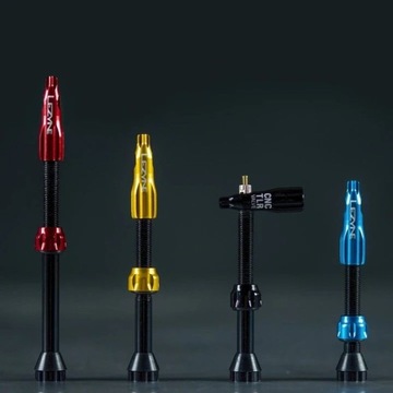 Клапаны Lezyne Valve с ЧПУ 44 мм, серебро