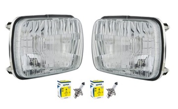 FIAT 126p - REFLEKTORY H4 LAMPY WESEM + ŻARÓWKI H4
