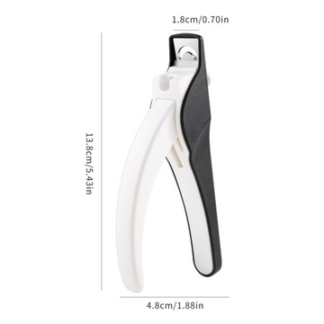 Накладные ногти Sharp Gift Накладные ногти из нержавеющей стали премиум-класса, черный, белый цвет