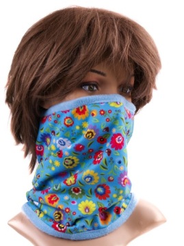 KOMIN SZAL SZALIK KOLOROWY ŁOWICKI FOLKOWY MODNY