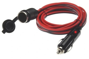 Удлинитель автомобильного прикуривателя 12В-24В/15А 3м