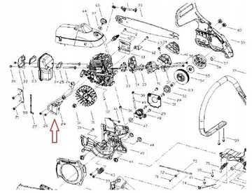 Модуль зажигания бензопилы Partner P30S, P350S, P360S