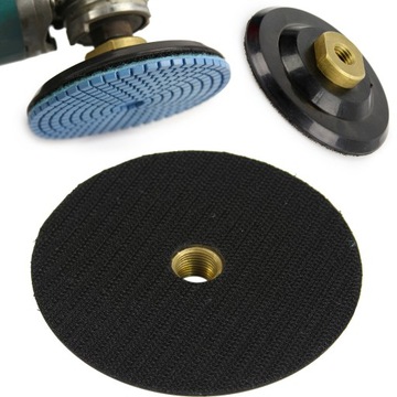 DYSK TWARDY z gumy 100 mm M14 na rzep uchwyt tarcz