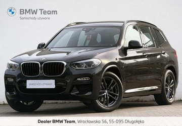 BMW X3 G01 SUV 2.0 20d 190KM 2019 BMW X3 xDrive20d M Pakiet Hak Adaptive LED Gwarancja Dostep Komfortowy VAT