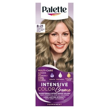 PALETTE Intensive Color Creme Krem koloryzujący nr 8-21 - popielaty jasny b