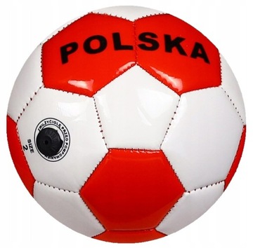 MINI PIŁKA NOŻNA SZYTA TRENINGOWA DO NOGI NA BOISKO HALĘ ORLIK ROZMIAR 2