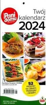 KALENDARZ TYGODNIOWY PANI DOMU PORADNIK KALENDARZ 2024