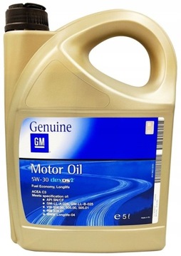 FILTR OLEJE + 5W30 5L GM DO OPEL VECTRA C 1.9CDTI