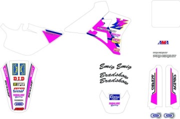 TECNOSEL (BLACKBIRD) KOMPLET NAKLEJEK (O