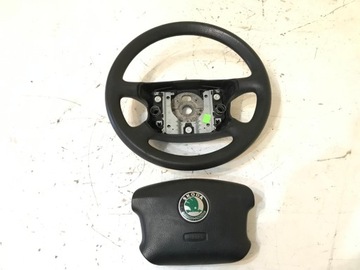 РУЛЕВОЕ КОЛЕСО SKODA OCTAVIA I LIFT + ПОДУШКА ПОДУШКИ БЕЗОПАСНОСТИ 1J0419091AA