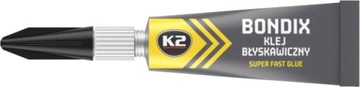 K2 BONDIX SUPER FAST Szybkoschnący klej 3g B1000