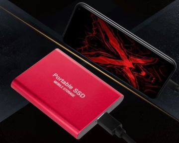 Fast Red Portable 1 TB SSD 30 г