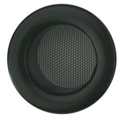 Kratka okrągła fi 125mm czarna - kratki.pl