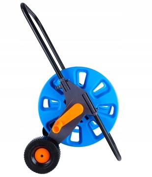 Stojak Wózek NA Wąż Ogrodowy Podlewanie Mocny Odporny Zwijacz Bęben 50m