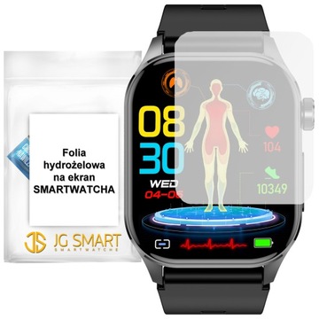 Folia ochronna na ekran smartwatcha JG SMART JS580 - FOLIA HYDROŻELOWA