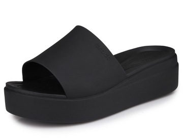 Klapki damskie Crocs BROOKLYN SLIDE BLACK 208728001