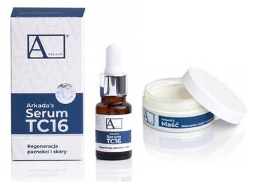 ARKADA ZESTAW SERUM KOLAGENOWE TC 16 + MAŚĆ REGENERUJĄCA 70 G