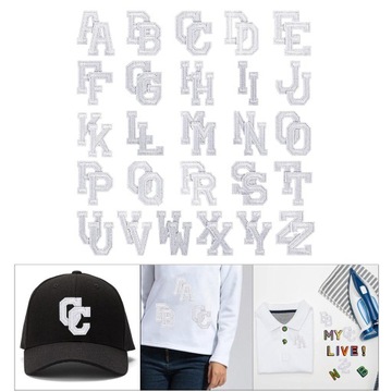 Нашивки с алфавитом Пришиваем буквы Приложение для шитья