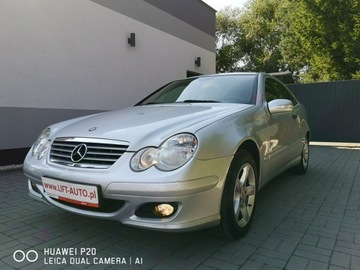 Mercedes Klasa C W203 Coupe W203 1.8 (C 180 Kompressor) 143KM 2005 Mercedes C 180 1.8Compresor 143KM Klimatronic Alu