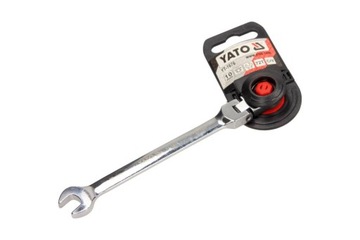 YATO KLUCZ PŁASKO-OCZKOWY 10 MM Z GRZECHOTKĄ I PRZEGUBEM