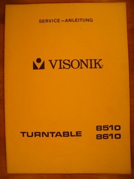 Руководство по ремонту проигрывателя Visonic 8510 8610