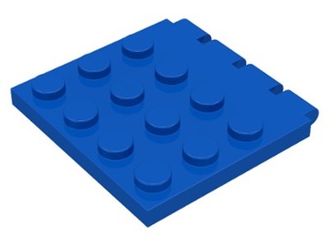LEGO - Hinge zawias 4x4 (4213) niebieski 2szt