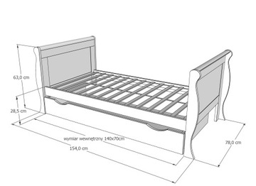 СКАРЛЕТ Кровать/диван 3в1 140x70