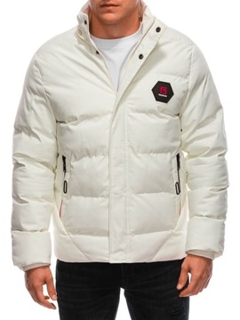 Мужская зимняя стеганая куртка 618C ecru 3XL