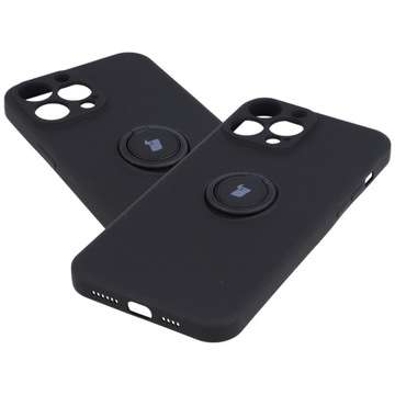 Etui z ringiem silikonowe do iPhone 13 Pro Max Bizon, obudowa, plecki, case