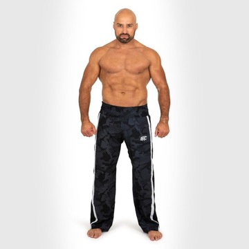 Брюки для кикбоксинга мужские черные HAVOC L