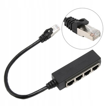 Адаптер-разветвитель LAN Ethernet RJ45 4