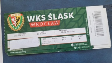 bilet Śląsk Wrocław - Wisła Kraków