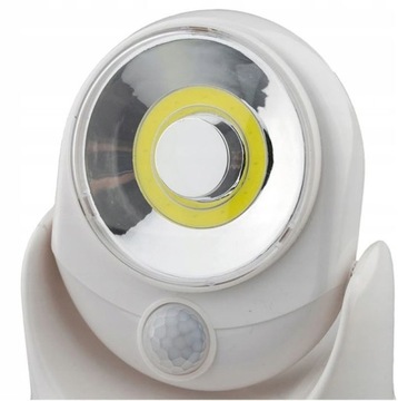 LAMPKA LED COB 360 NA BATERIE Z CZUJNIKIEM RUCHU Z