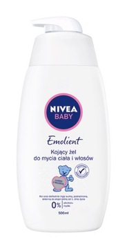 NIVEA BABY Emolient żel do kąpieli dla dzieci - ciało i włosy 500ml