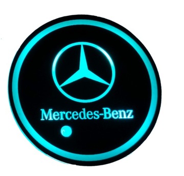 PODSTAWKA LED POD KUBEK NAPOJE Z LOGO MERCEDES