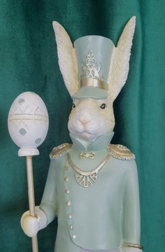 КРОЛИК ЗАЯЦ СТОЯЩИЙ ПАСТЕЛЬ 43 см СМЕШАЙТЕ ДВА УЗОРА на выбор