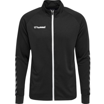 HUMMEL CZARNA ROZPINANA BLUZA ZIP STÓJKA LOGO PVW HMP__176